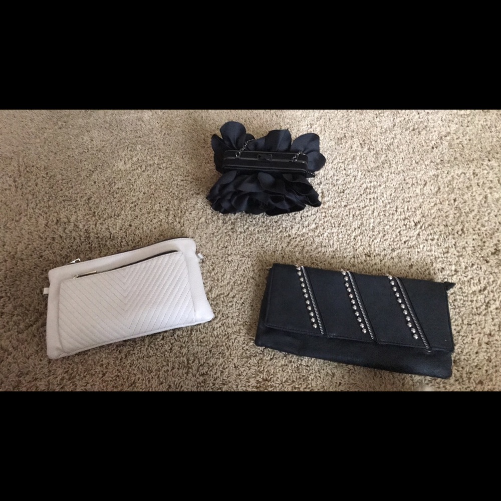 Clutches 3 different ones great condition